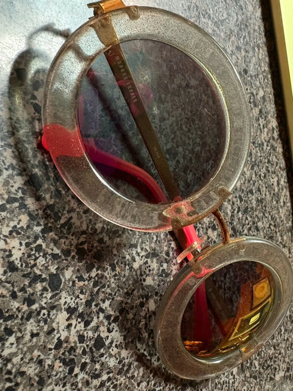 Linda Farrow x Markus Lupfer ML/6/6 Glitter Round/Oval Sunglasses